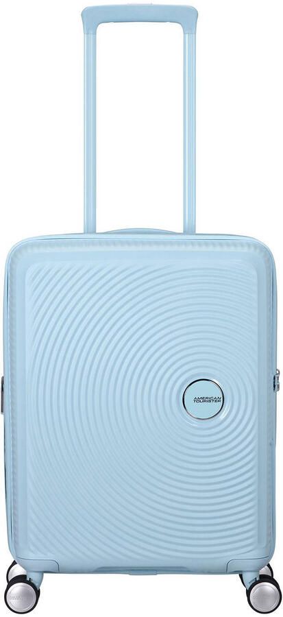 American Tourister trolley Soundbox 55 cm. Expandable lichtblauw