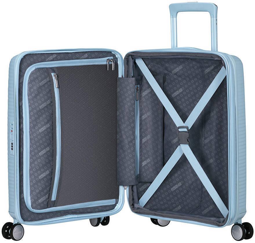 American Tourister trolley Soundbox 55 cm. Expandable lichtblauw - Foto 2