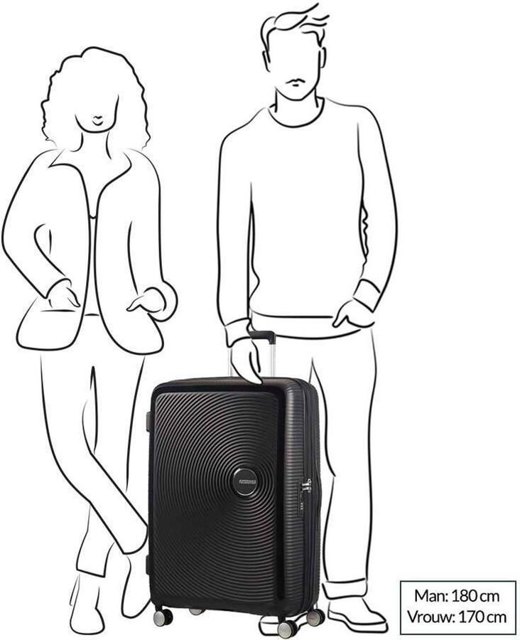 American Tourister Soundbox Spinner Handbagage Trolley Blue Unisex - Foto 2