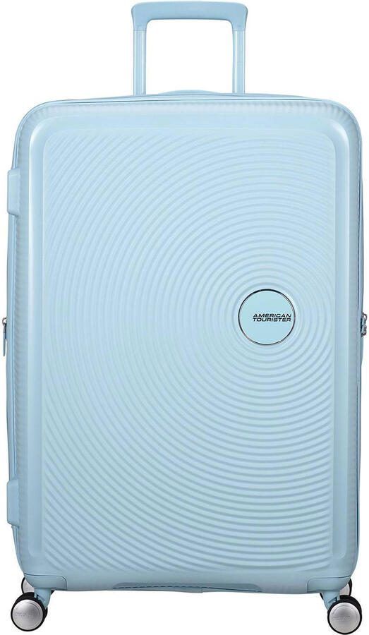 American Tourister trolley Soundbox 77 cm. Expandable lichtblauw