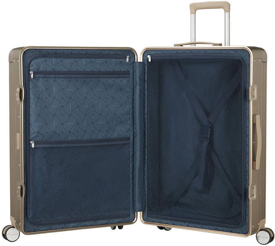 American Tourister Hardshell-trolley SOUNDBOX ALU verschillende maten en kleuren Hardshell-koffer twee TSA-sloten aluminium koffer