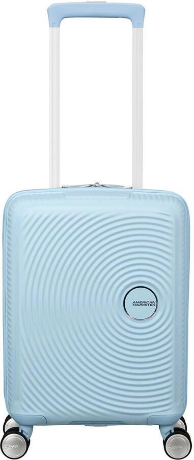 American Tourister trolley Soundbox Mini 47 cm. lichtblauw