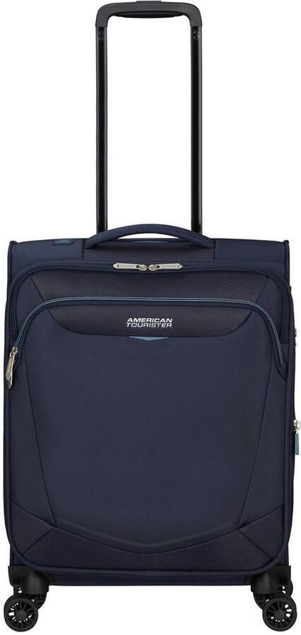 American Tourister trolley Summerride 55 cm. Expandable donkerblauw
