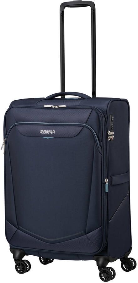 American Tourister trolley Summerride 69 cm. Expandable donkerblauw