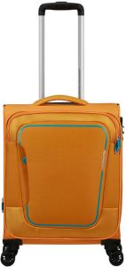 American Tourister trolley Pulsonic 55 cm. Expandable geel