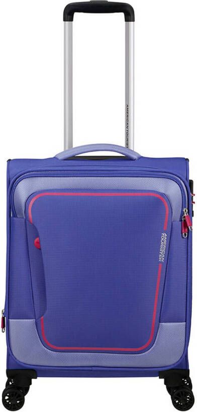 American Tourister trolley Pulsonic 55 cm. Expandable paars