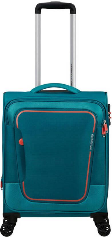 American Tourister trolley Pulsonic 55 cm. Expandable petrol
