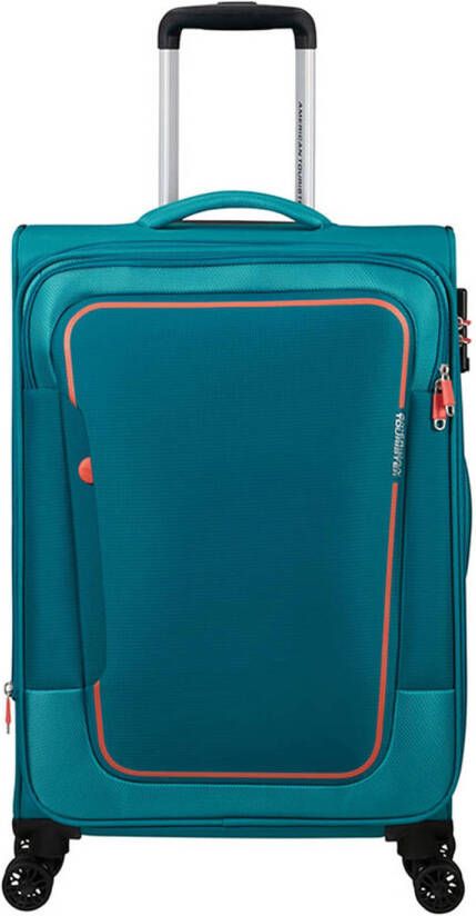 American Tourister trolley Pulsonic 68 cm. Expandable petrol