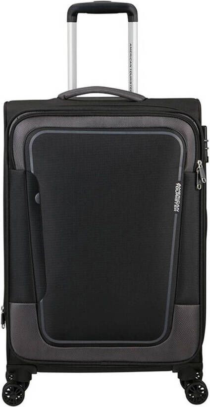 American Tourister trolley Pulsonic 68 cm. Expandable zwart