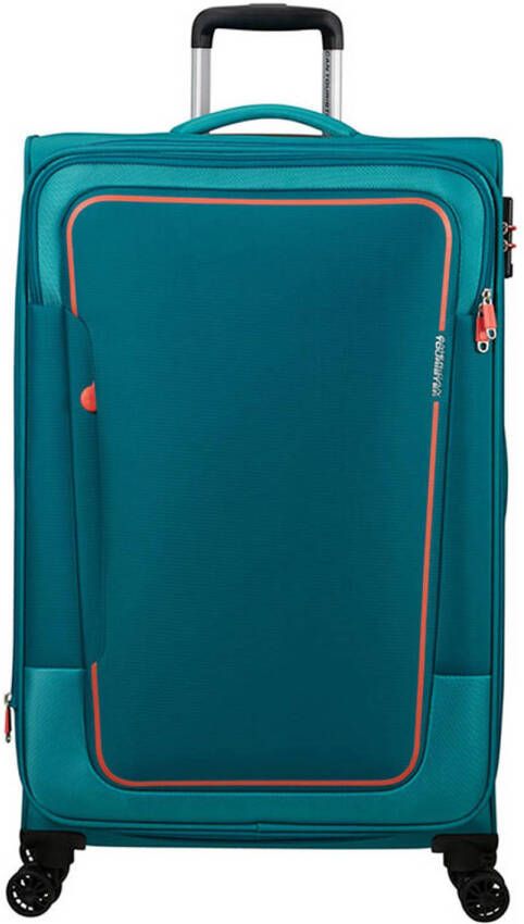 American Tourister Spinner L 4 Wielen Stone Teal Blue Unisex