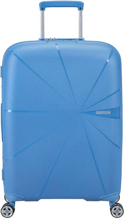 American Tourister trolley Starvibe 67 cm. Expandable blauw