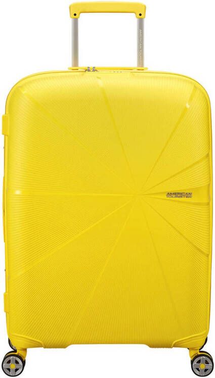 American Tourister trolley Starvibe 67 cm. Expandable geel