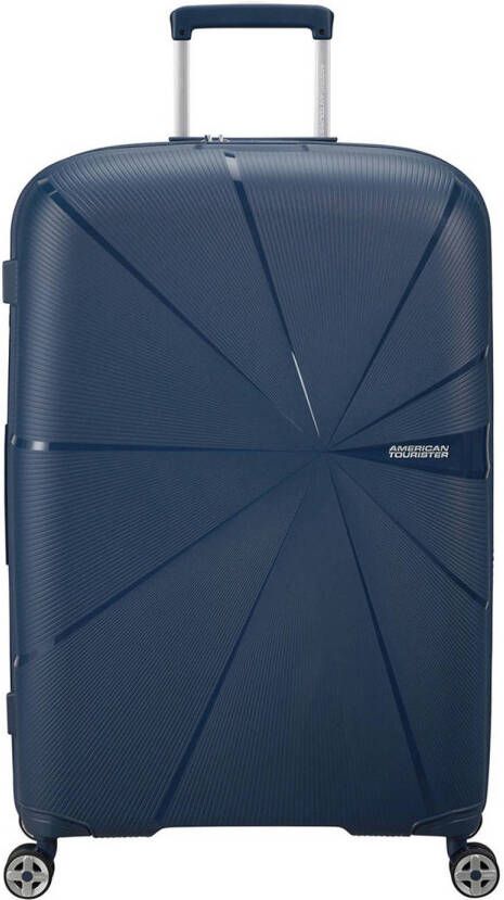 American Tourister trolley Starvibe 77 cm. Expandable donkerblauw