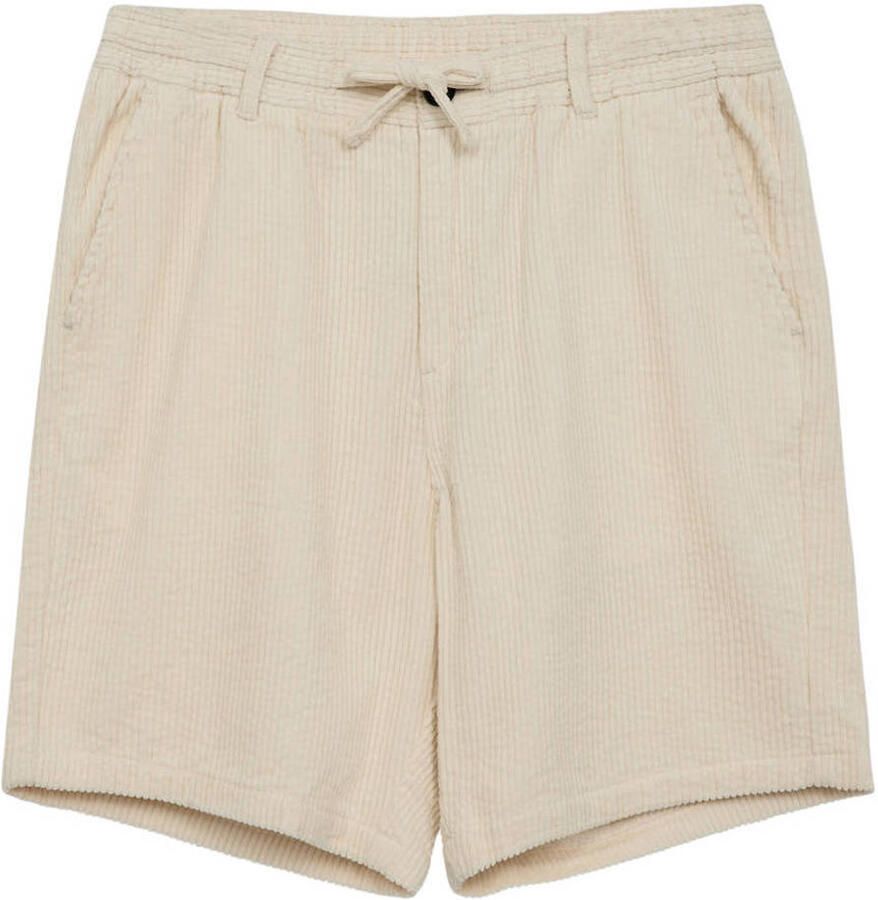 ANERKJENDT Heren Broeken Akjan Corduroy Shorts Gebroken Wit - Foto 6