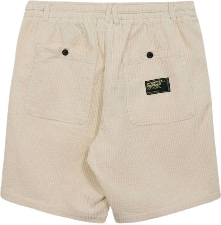 ANERKJENDT Heren Broeken Akjan Corduroy Shorts Gebroken Wit - Foto 5