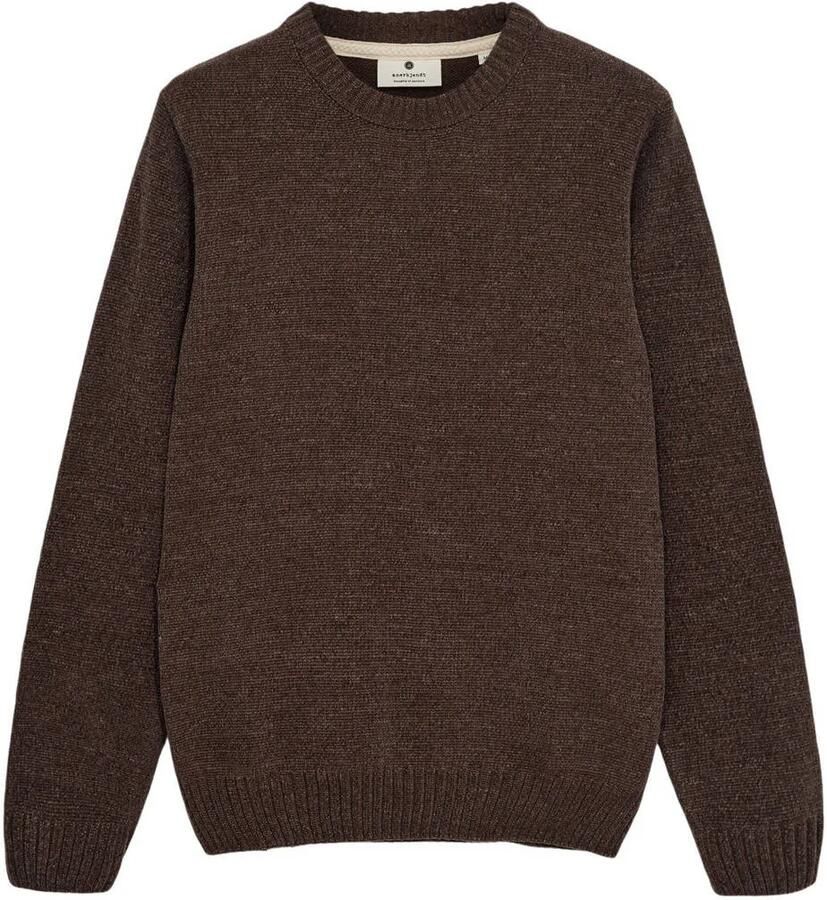 ANERKJENDT Heren Truien & Vesten Aksune Chenille Knit Bruin - Foto 4