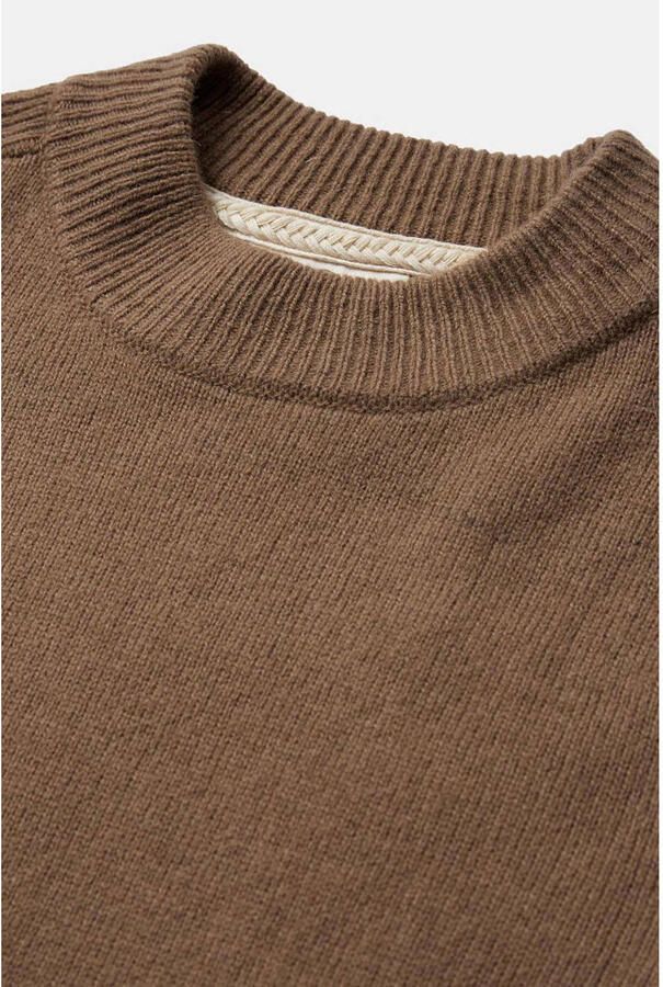 ANERKJENDT Heren Truien & Vesten Akrico Lambswool Knit Camel - Foto 5