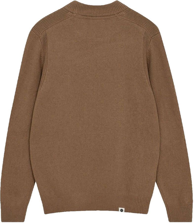 ANERKJENDT Heren Truien & Vesten Akrico Lambswool Knit Camel - Foto 6