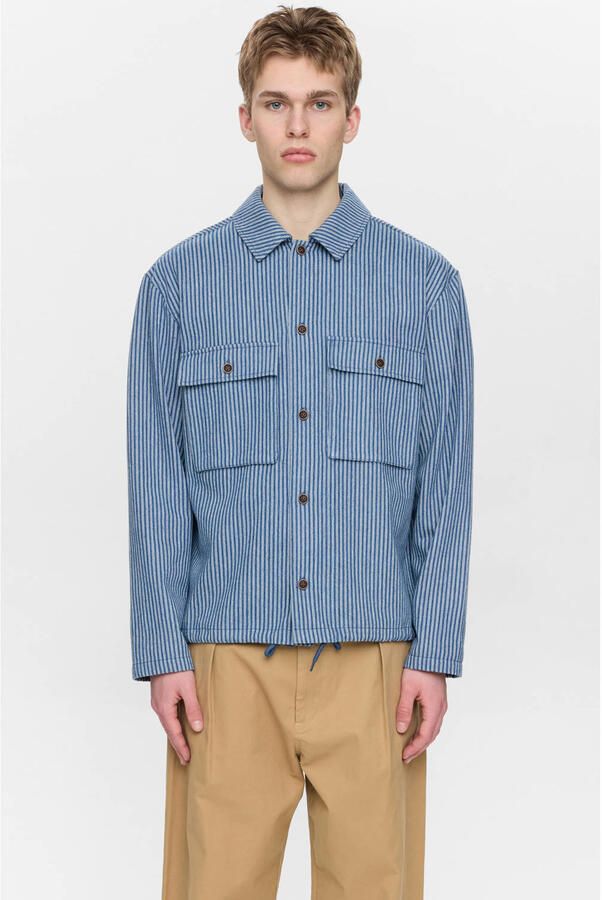 Anerkjendt overshirt blauw