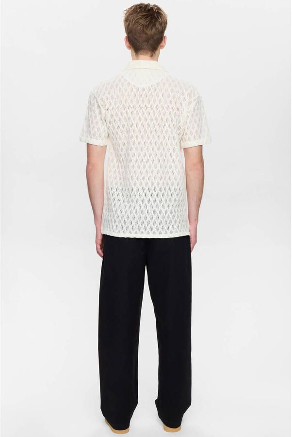 Anerkjendt regular casual overhemd ecru - Foto 3