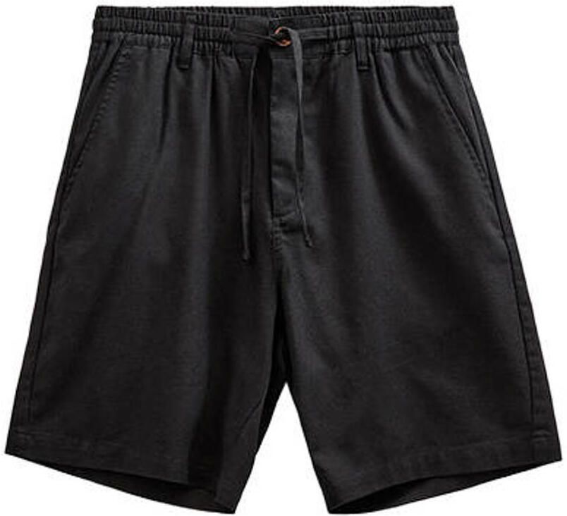 ANERKJENDT Heren Broeken Akjames Cot-linnen-vis Ss Short Zwart - Foto 4
