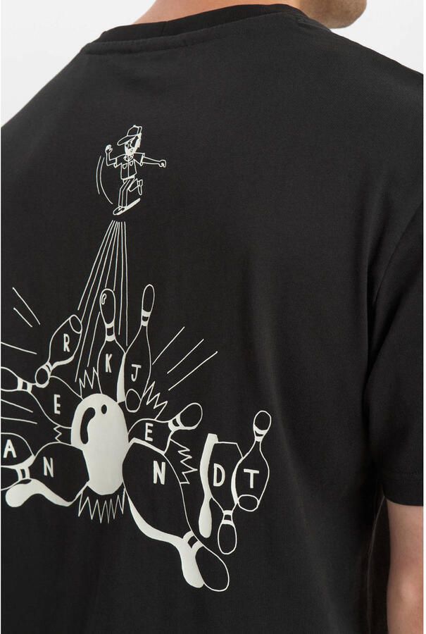 Anerkjendt relaxed T-shirt met backprint zwart - Foto 3