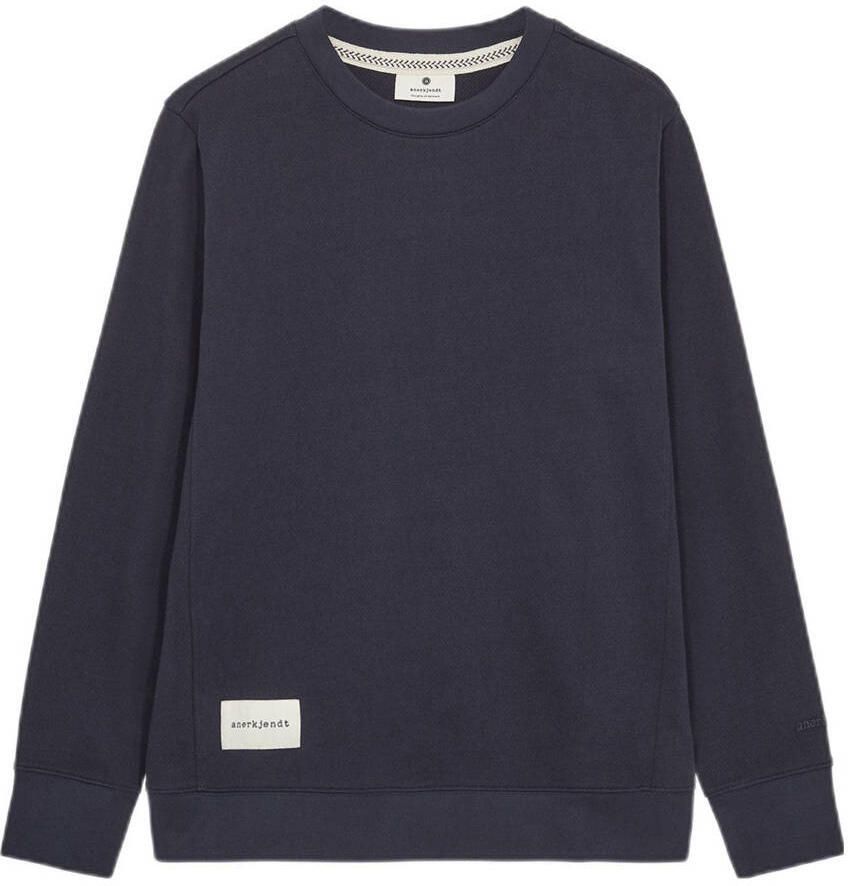 ANERKJENDT Heren Truien & Vesten Akruben Sweat Noos Gots Donkerblauw - Foto 2