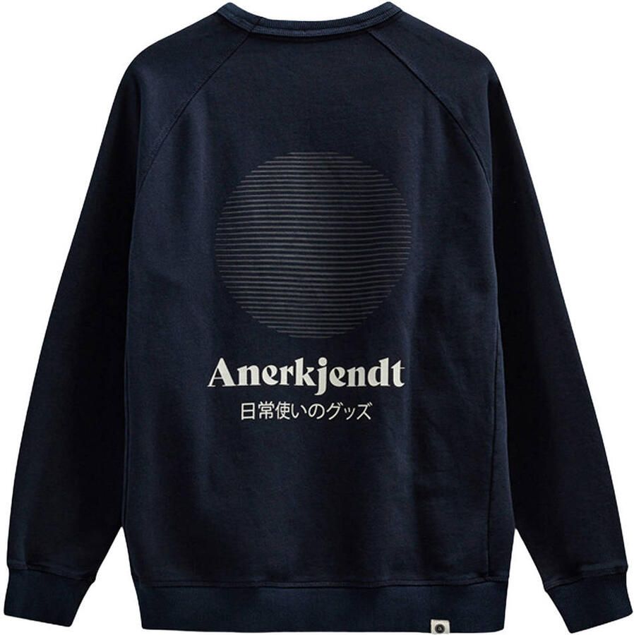 ANERKJENDT Heren Truien & Vesten Aktin Japanese Sweat Donkerblauw - Foto 6