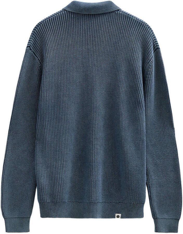 Anerkjendt trui grof gebreid blauw - Foto 2