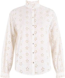 Anna by Anna van Toor gebloemde blouse met broderie crème