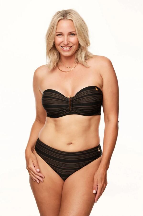 Annadiva Swim bikinibroekje The Valley zwart
