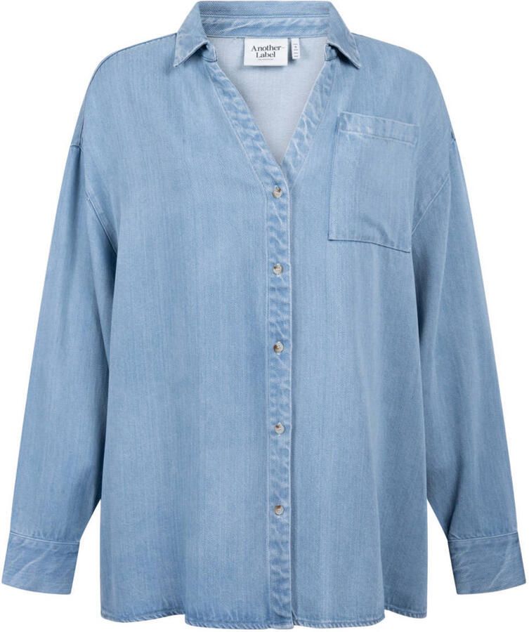 Another-Label blouse light blue denim - Foto 2