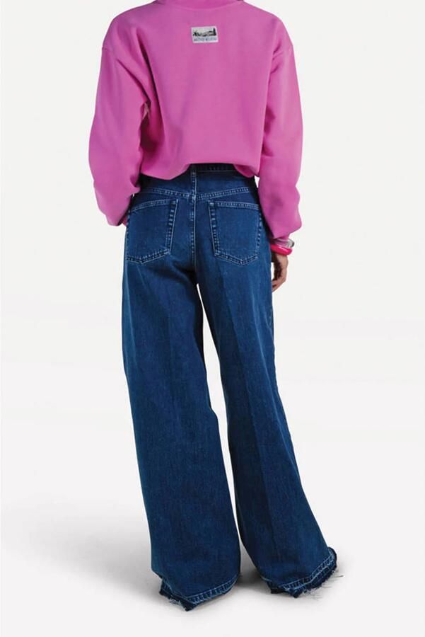 Another-Label katoenen cropped trui roze - Foto 2