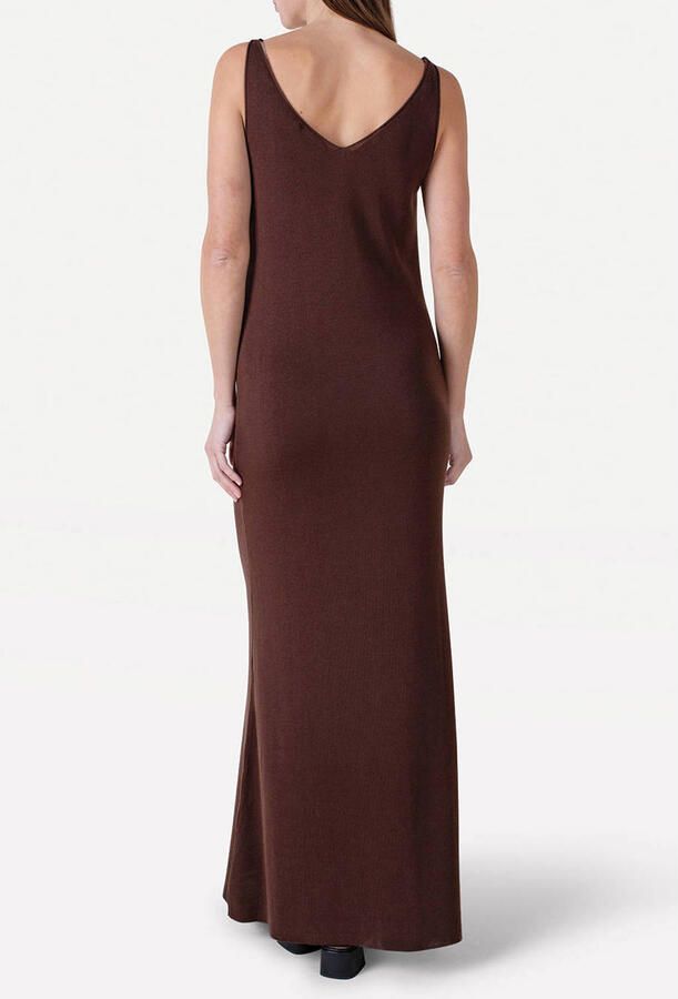 Another-Label maxi jurk bruin - Foto 2