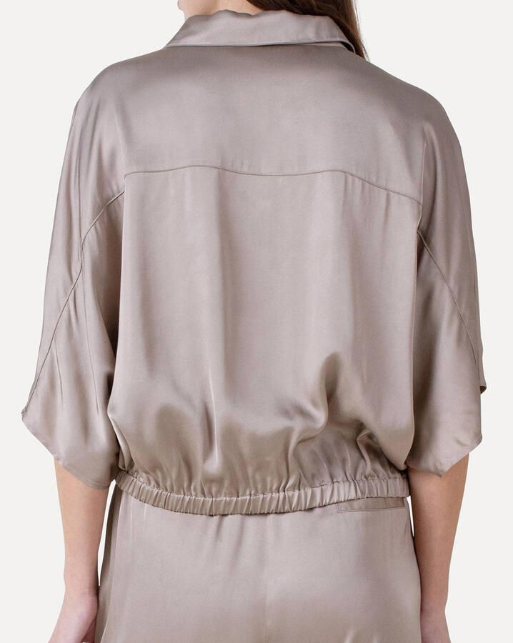 ANOTHER LABEL Dames Blouses Albathylle Shirt S s Zand - Foto 6