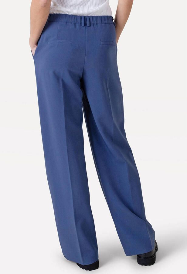 ANOTHER LABEL Dames Broeken Almoore Pleated Pants Blauw - Foto 5