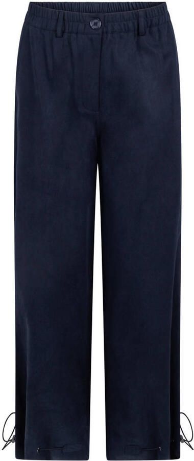 Another-Label straight leg broek donkerblauw