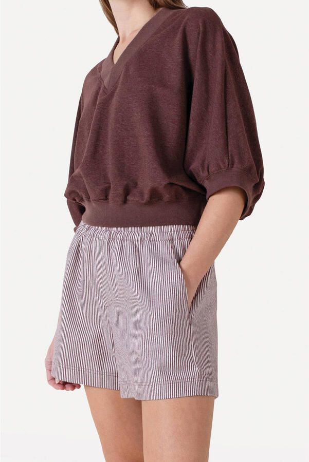 Another-Label sweater bruin