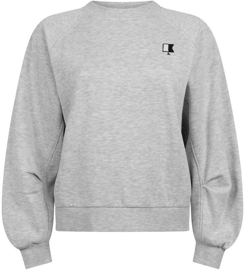 ANOTHER LABEL Dames Truien & Vesten Alniya Sailor Sweat L s Grijs - Foto 5