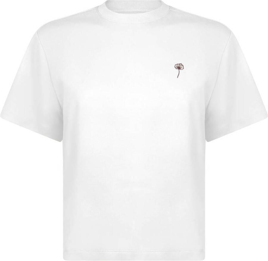 Another-Label T-shirt met backprint ecru - Foto 2