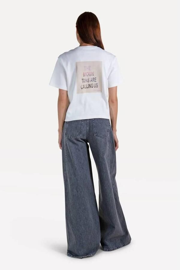 Another-Label T-shirt met print wit - Foto 3