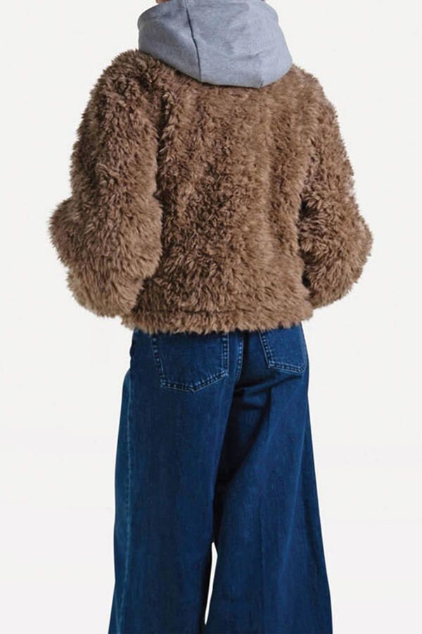 Another-Label teddy jas bruin - Foto 2