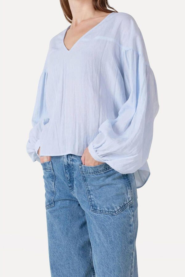 Another-Label top lichtblauw