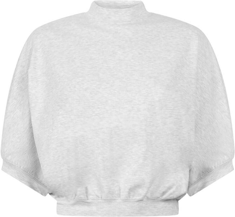 ANOTHER LABEL Dames Blouses Alamice T-shirt S s Lichtgrijs - Foto 5