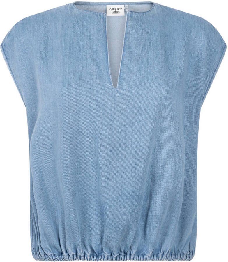 ANOTHER LABEL Dames Tops & T-shirts Alaurore Denim Top S l Lichtblauw - Foto 5