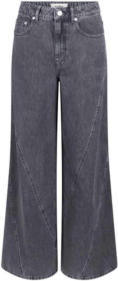 Another-Label wide leg jeans grijs
