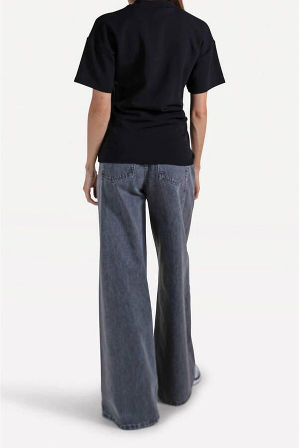 Another-Label wide leg jeans grijs - Foto 2
