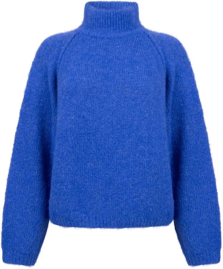 Another-Label wollen coltrui blauw