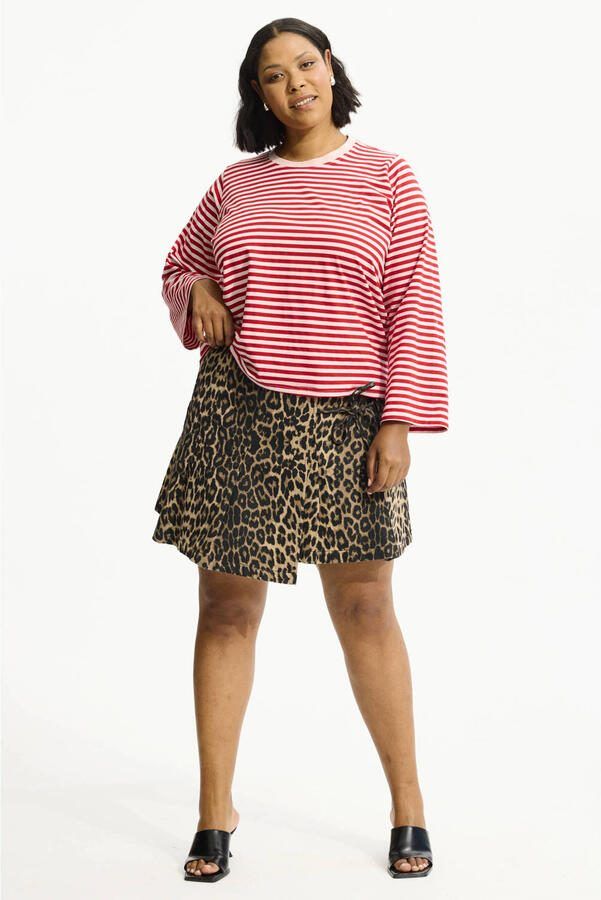 Anyday gestreept T-shirt rood