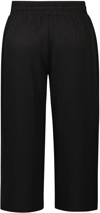 Anyday Plus Size high waist wide leg broek zwart - Foto 3